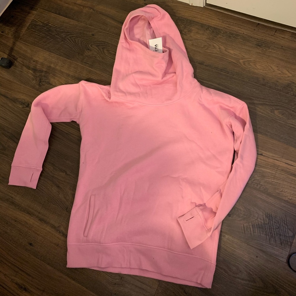 Pink (mauve) Zyia Oh So Soft hoodie NWT XXL